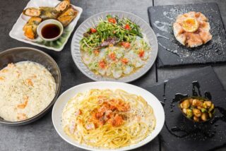 佐世保のダイニングバー6ixSonが1周年！お料理のラインナップが超増えた！カルパッチョやパスタのボリュームが半端ない！
